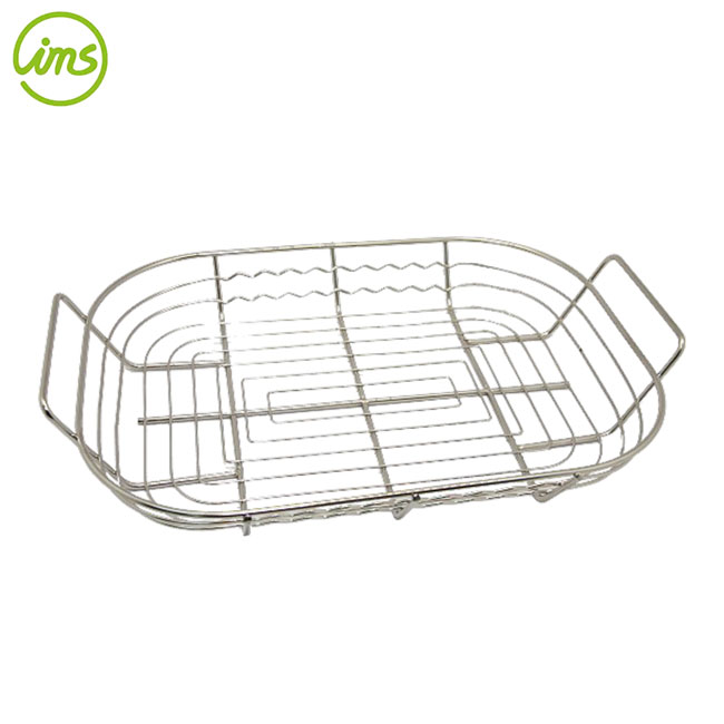 wire bbq grill basket for vegetables & meat | open grill basket